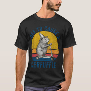 Camiseta Pronto Para Causar Um Rebuliço Esquilo Scooter Eng