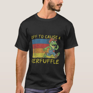 Camiseta Pronto Para Causar Uma Confusão Sagrado Sapo Retro