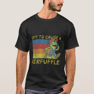 Camiseta Pronto Para Causar Uma Confusão Sagrado Sapo Retro
