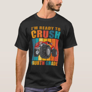 Camiseta Pronto Para Destruir O Caminhão Monstro De Quarto 