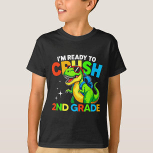 Camiseta Pronto Para Detonar 2ª Série Dinossauro Primeiro D