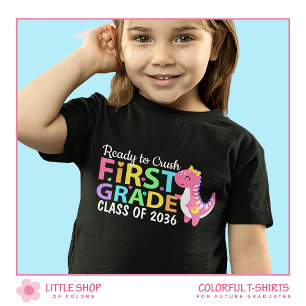 Camiseta Pronto para Detonar o Primeiro Ano dos Dinossauros