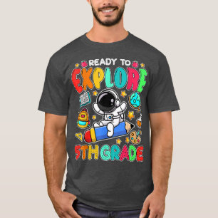 Camiseta Pronto Para Eplorar O Astronauta De Raiva 5