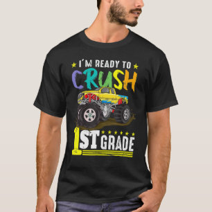 Camiseta Pronto Para Esmagar 1 rua De Caminhão Monstro Prim