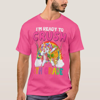 Camiseta Pronto Para Esmagar A Dabbing Grau 5 Unicorn De Vo