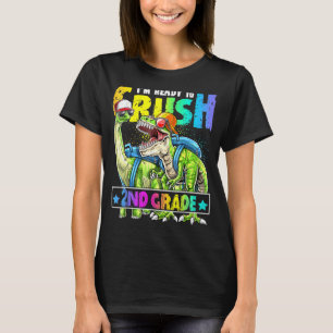 Camiseta Pronto para esmagar a mochila de segundo Dinossaur