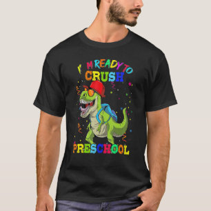 Camiseta Pronto Para Esmagar A Mochila Do Dinossauro De Nov