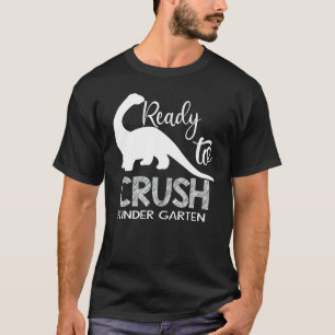 Camiseta Pronto Para Esmagar Dinossauro De Garten Kinder De