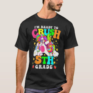 Camiseta Pronto Para Esmagar O 5 Grau Corno Do Unicórnio De