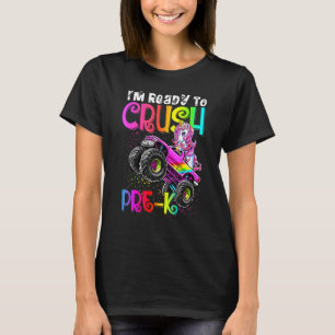 Camiseta Pronto Para Esmagar O Caminhão Do Monstro Do K Uni