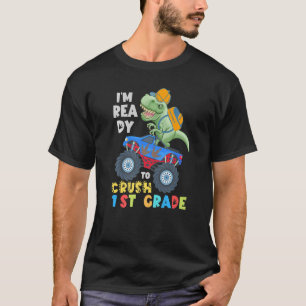 Camiseta Pronto Para Esmagar O Monstro Do Dinossauro Da Cla