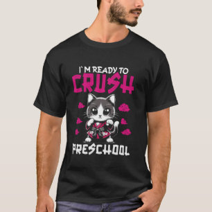 Camiseta Pronto para Esmagar Quimono de Gato para Volta às