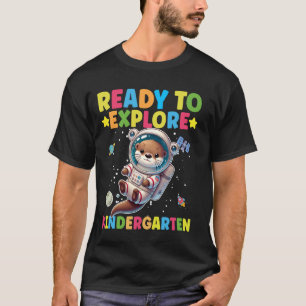 Camiseta Pronto para Explorar a Terra do Mar do Jardim Infa