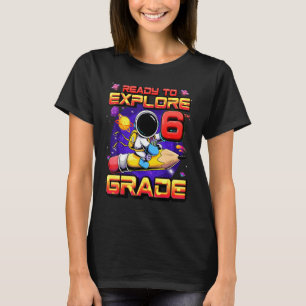 Camiseta Pronto Para Explorar Astronauta da 6ª Série de Vol