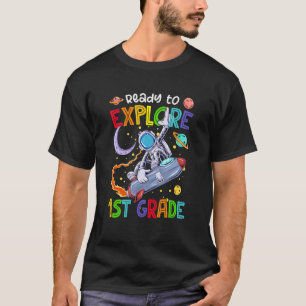 Camiseta Pronto Para Explorar Astronauta De Dabbing De 1 ru