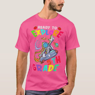 Camiseta Pronto Para Explorar O Astronauta Engraçado De 5 G
