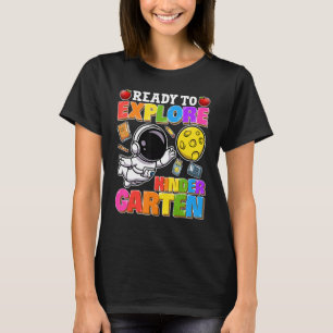 Camiseta Pronto Para Explorar O Jardim De Infância De Volta