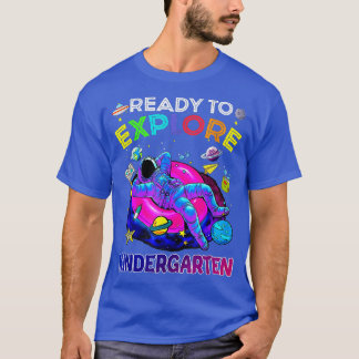 Camiseta Pronto para explorar o jardim de infância de volta