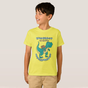 Camiseta Pronto Para Explorar O Jardim De Infância TREX 202