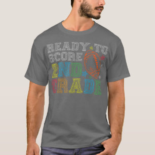 Camiseta Pronto Para Fazer A Pontuação Do Futebol Do segund