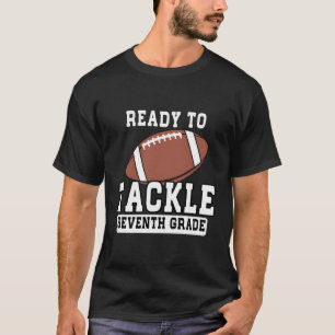 Camiseta Pronto Para Fazer Face À 7 De Volta À Escola Sétim