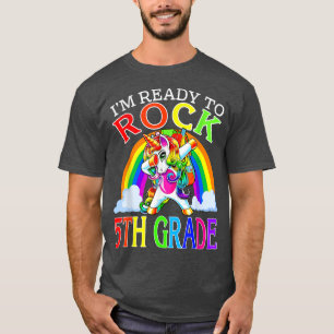 Camiseta Pronto Para Fazer O 5 Da Grau Unicórnio De Volta P