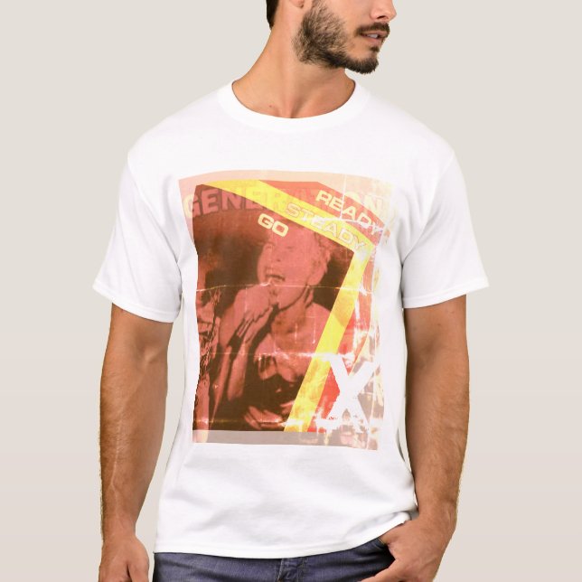 Camiseta 'PRONTO PARA IR!' - GERAÇÃO X T-Shirt (Frente)