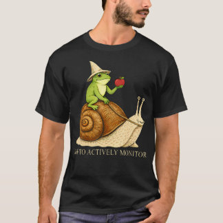 Camiseta Pronto para Monitorar Ativamente Professor de Cara