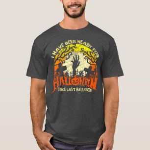 Camiseta Pronto para o Dia das Bruxas desde o Último Dia da