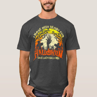 Camiseta Pronto para o Dia das Bruxas desde o Último Dia da