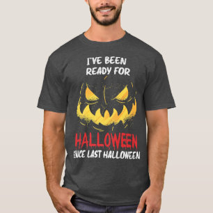 Camiseta Pronto Para O Halloween, Jack O Lanterna Custo Do