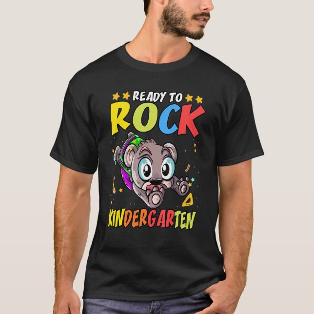 Camiseta Pronto Para O Jardim De Infância 2 (Frente)
