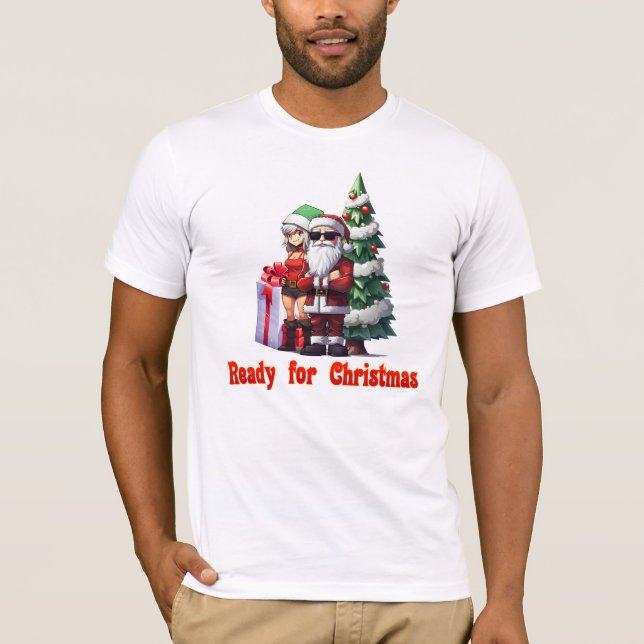 Camiseta Pronto para o Natal (Frente)