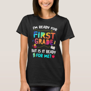 Camiseta Pronto Para O Primeiro Ano De Volta À Escola