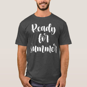 Camiseta Pronto Para O Verão De 278