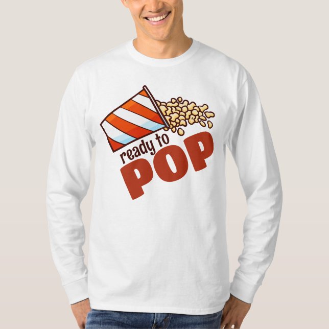Camiseta Pronto para POP personalizável (Frente)