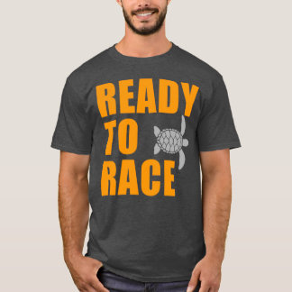 Camiseta Pronto para Race Turtle Racing Team Engraçado Turt
