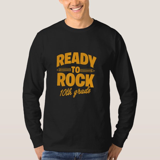 Camiseta Pronto para Rock 10º Grau (Frente)