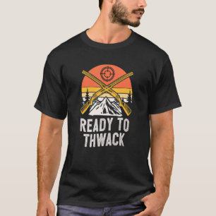 Camiseta Pronto para Thwack Caça Humor de Caçador Alvo de T