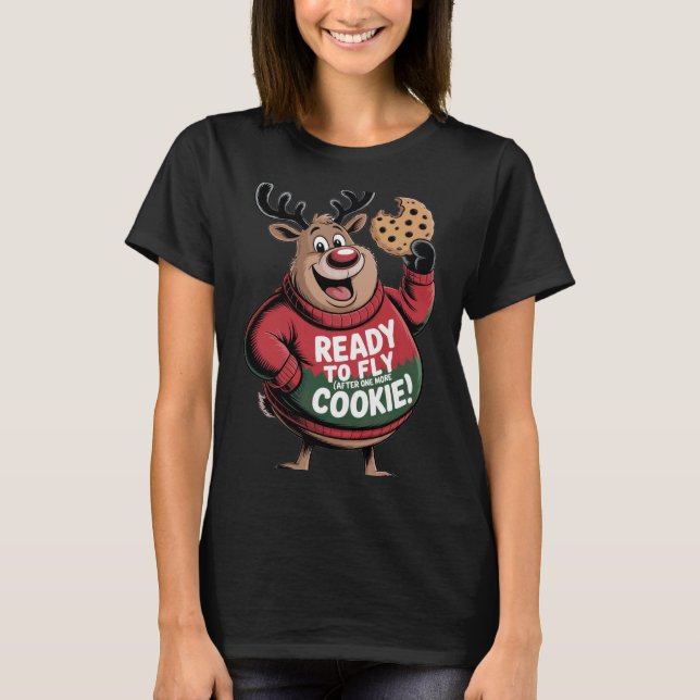 Camiseta Pronto para Voar) (Frente)