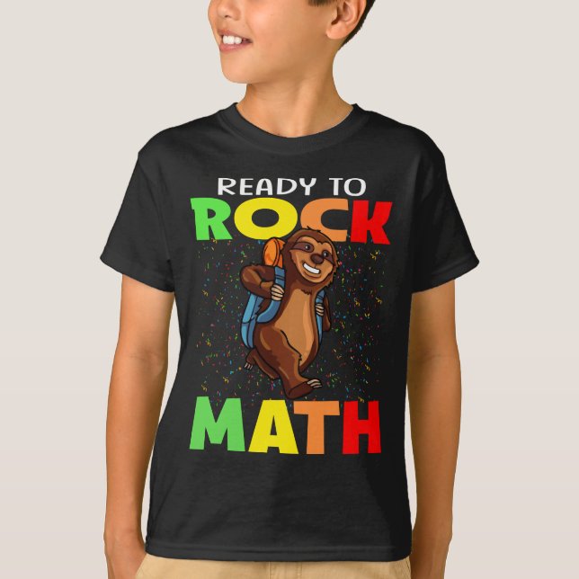 Camiseta Prontos Para Arrastar A Lama Da Matemática De Volt (Frente)