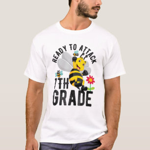 Camiseta Prontos Para Atacar As Crianças De Mel Do 7º Ano
