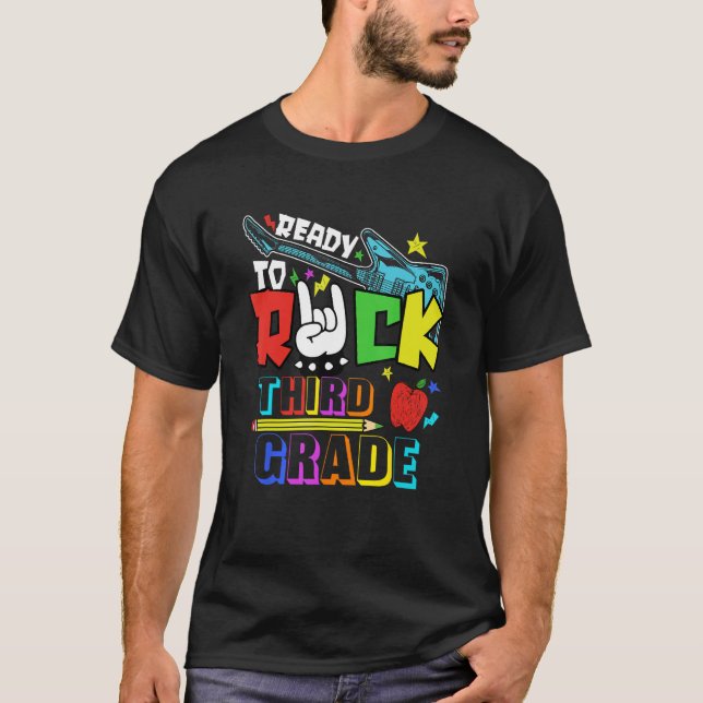 Camiseta Prontos Para Atacar O Violão De Terceiro Grau De V (Frente)