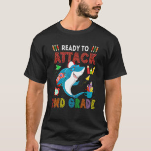 Camiseta Prontos Para Ataque De Óculos De Sol De Tubarão De
