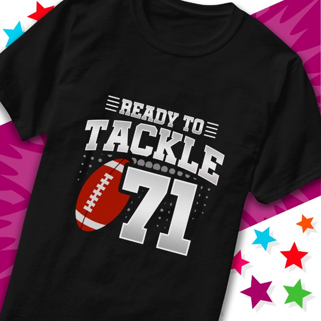 Camiseta Prontos Para Combater O Aniversário Do 71 Festa De (Criador carregado)