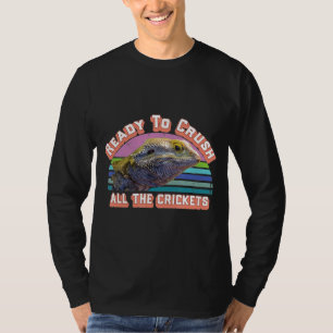 Camiseta Prontos Para Esmagar Todos Os Críquete Com Dragão