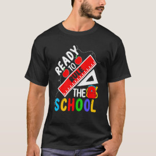 Camiseta Prontos para governar os alunos da escola