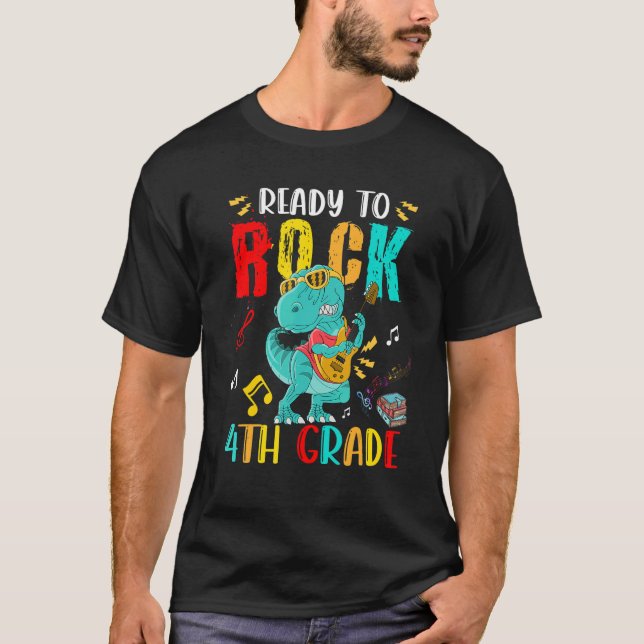 Camiseta Prontos Para Jogar Violão Do 4º Ano (Frente)