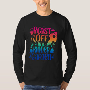 Camiseta Prontos Para O Jardim De Infância Tie Dye Blast To