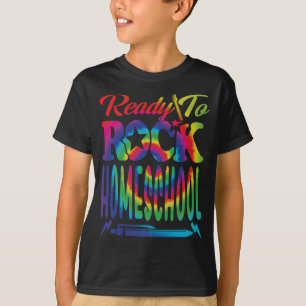 Camiseta Prontos Para Reavivar A Escola De Volta Ao Corante